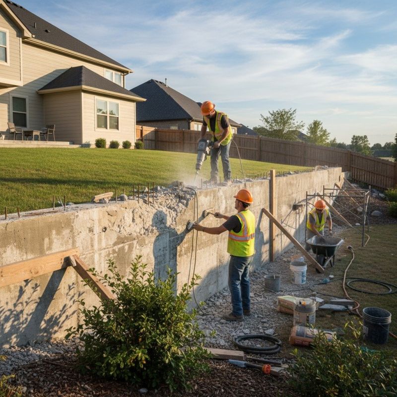 Concrete Wall Repair in Belmont, NC