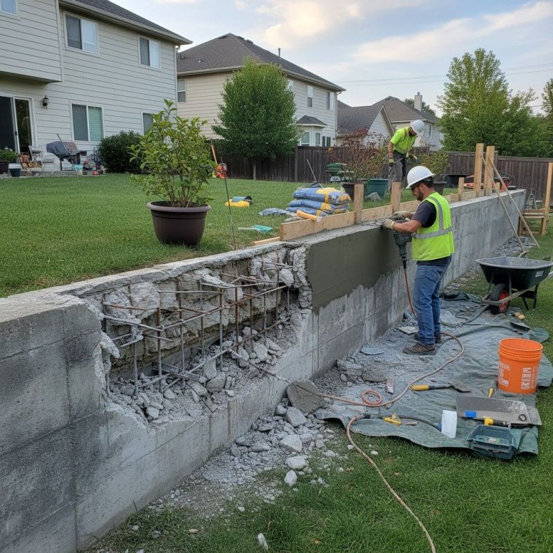 Concrete Wall Repair in Davidson, NC